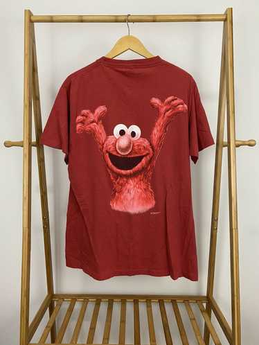 Vintage VTG 90s Elmo Monster Wear Big Graphic T-S… - image 1