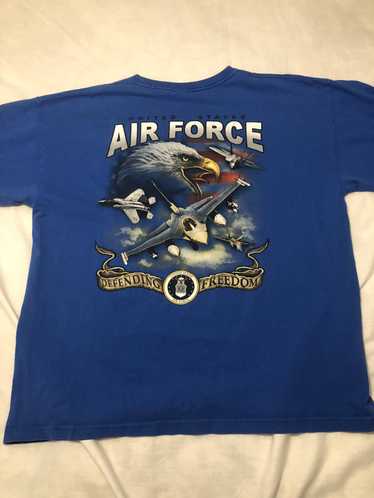 Vintage Air Force Defending Freedom Short Sleeve … - image 1