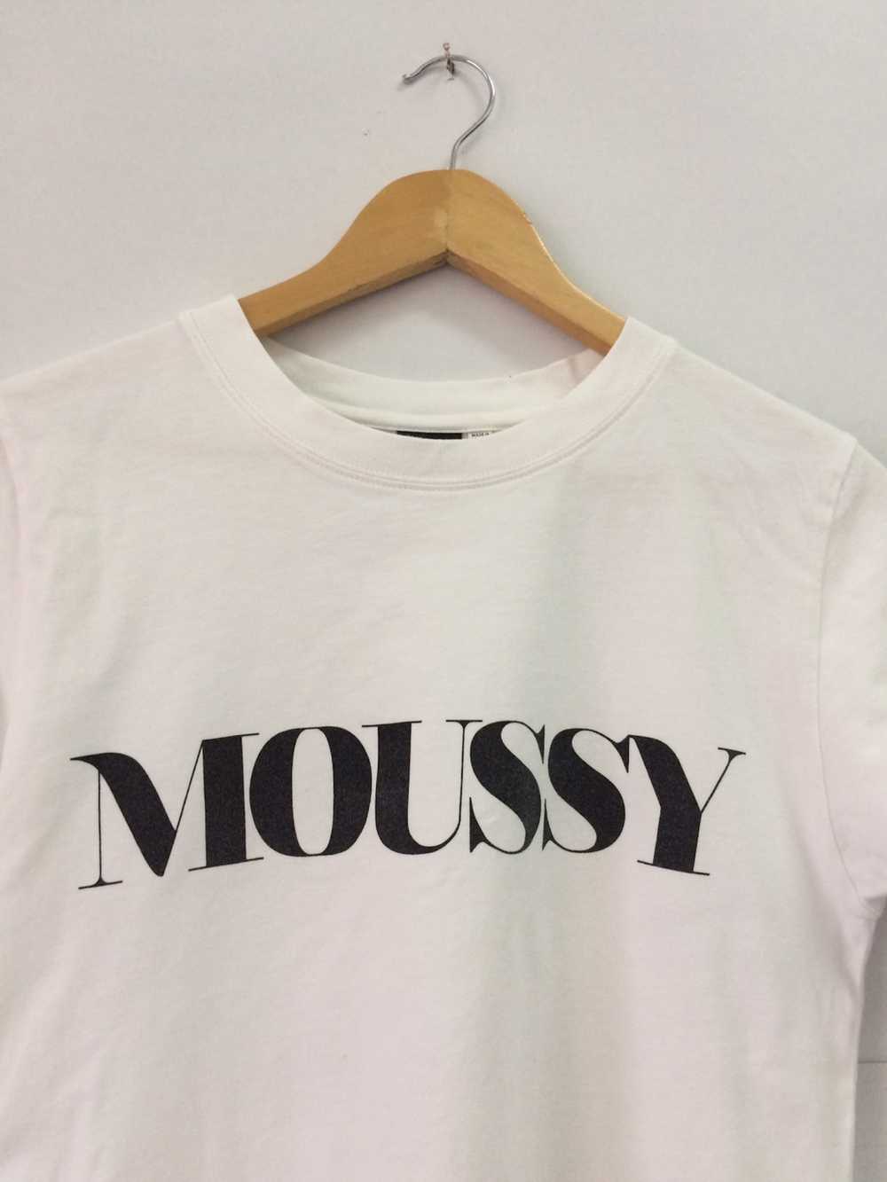 MOUSSY　BEP GRAPHIC BABY TEE 　WHITE BEPGRAPHICBABYTEE_03_WHITE_120