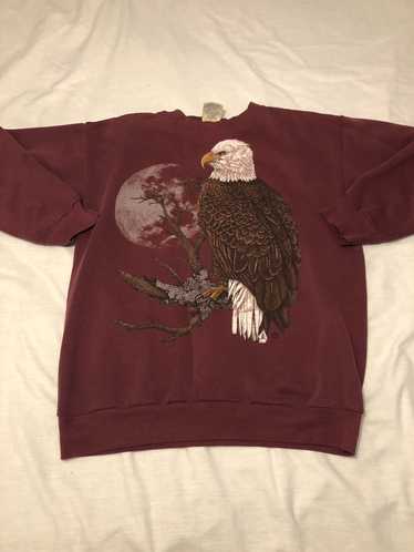 Made In Usa × Vintage USA Bald Eagle Crew Neck