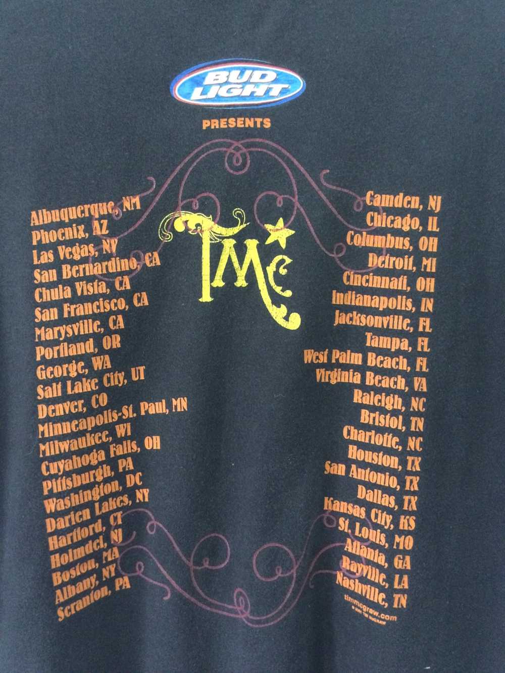 Hanes × Vintage Tim McGraw tee shirt tour 2001 - image 5