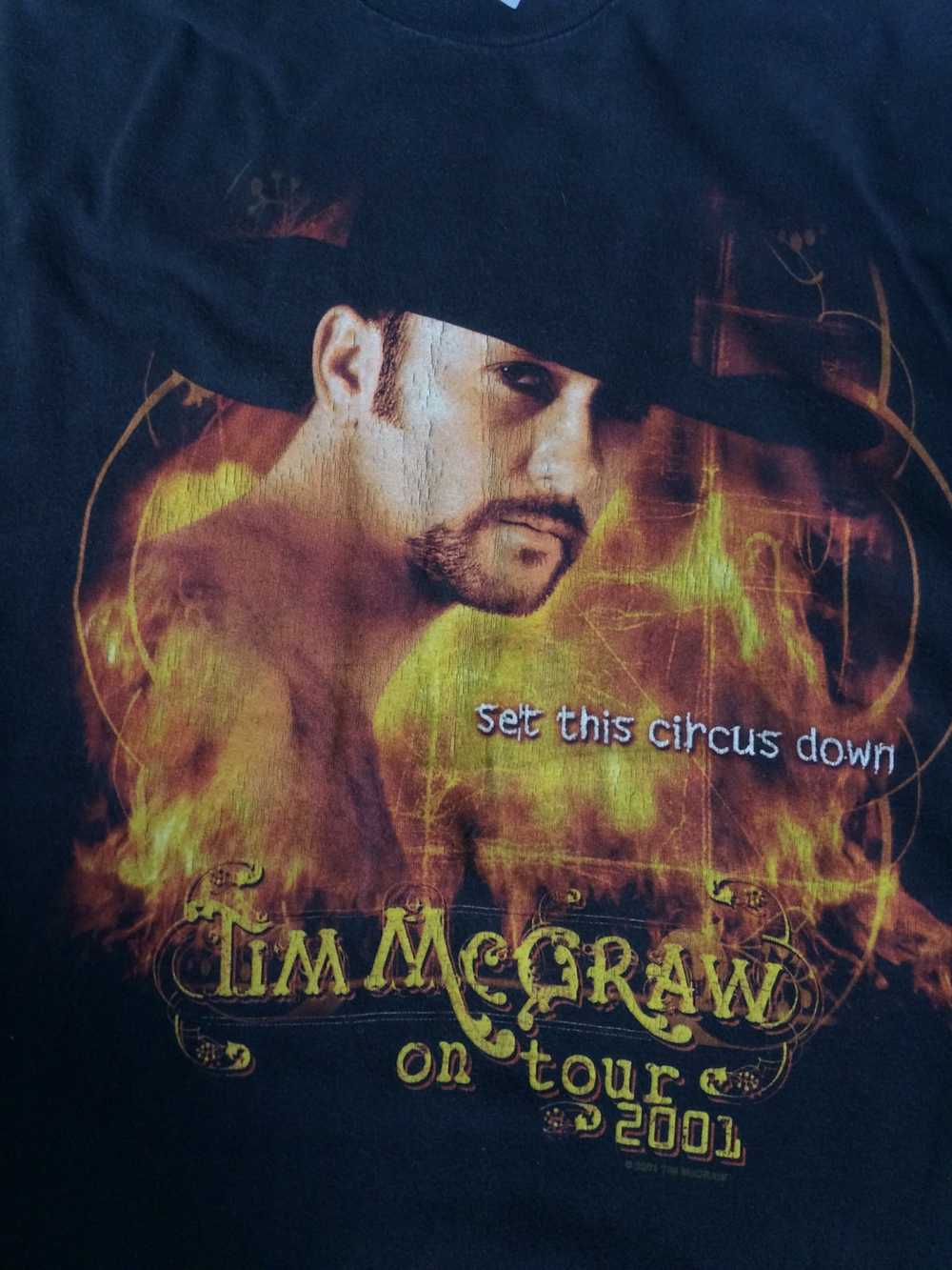 Hanes × Vintage Tim McGraw tee shirt tour 2001 - image 6