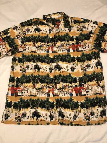 Roper × Vintage All Over Print Embroidered Cowboy 