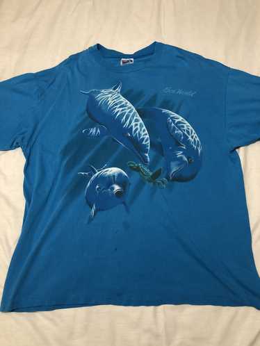 Single × Stitch's × Vintage Sea World Dolphins Tee