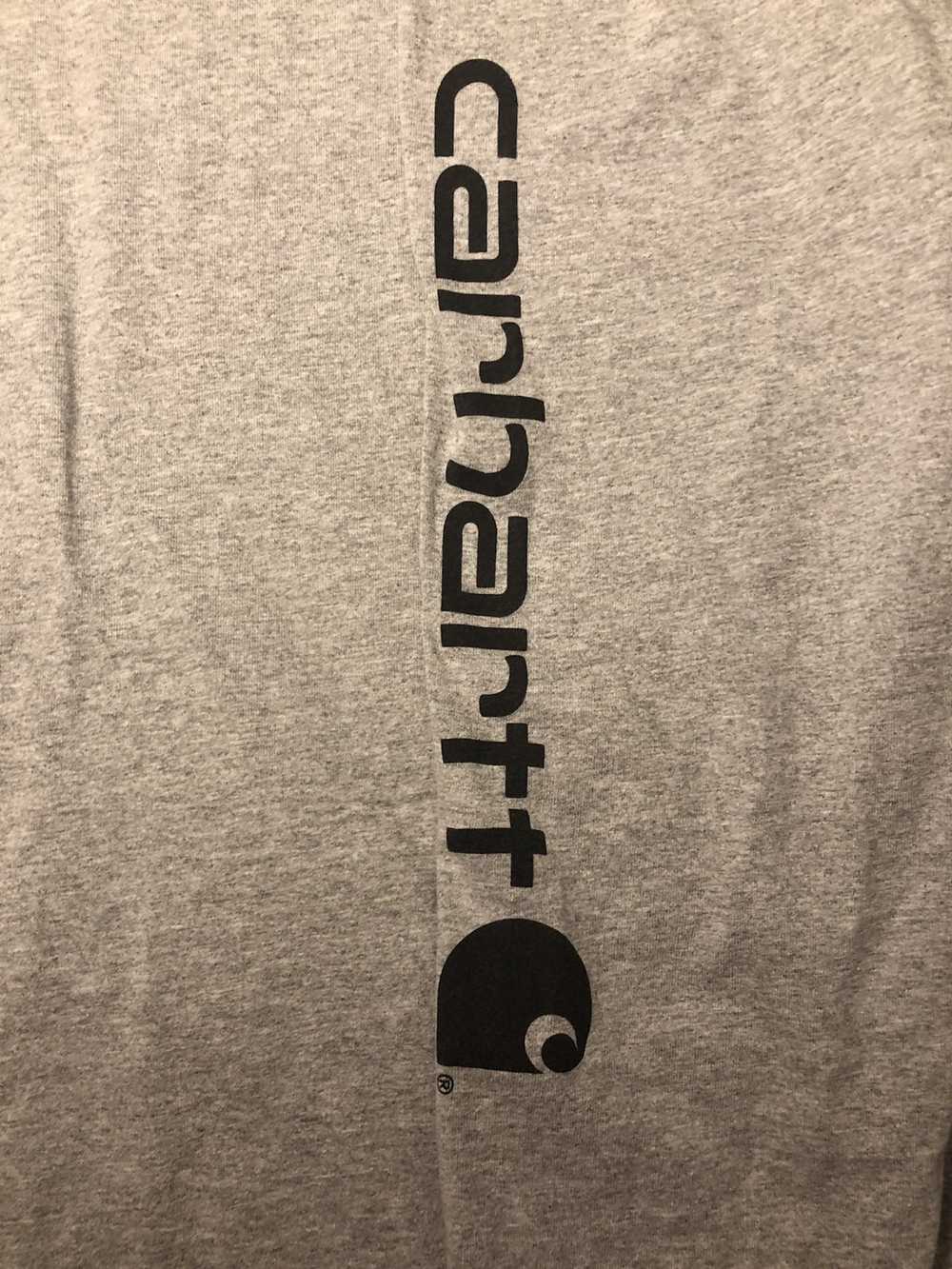 Carhartt Grey logo long sleeve t shirt - image 3