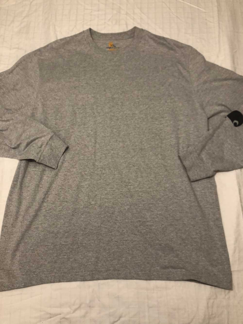 Carhartt Grey logo long sleeve t shirt - image 5