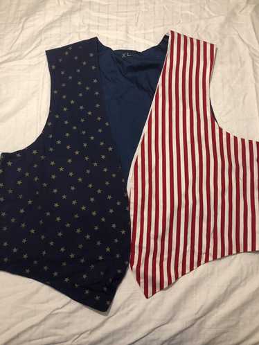 Vintage Rare 1 of 1 American Flag Vest