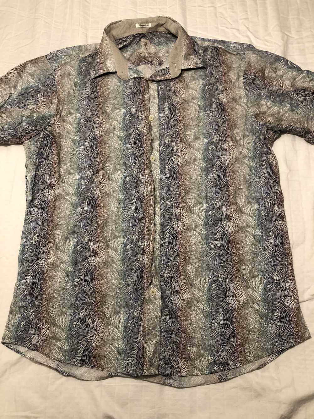 Bugatchi OG Vintage all over print button up - image 1