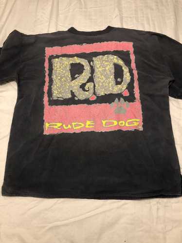 Vintage Rare Rude Dog T shirt