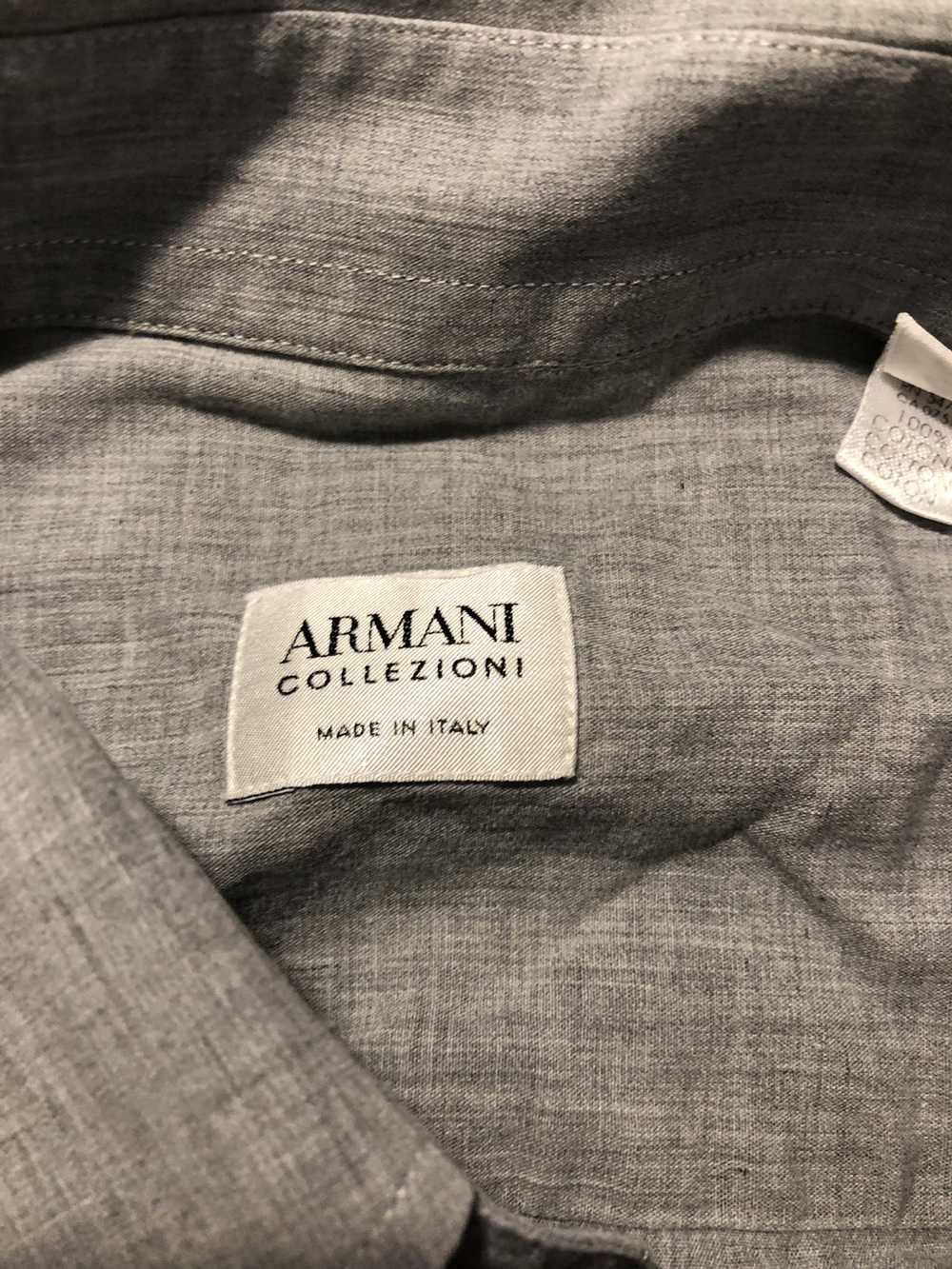 Armani Grey Button Up - image 2