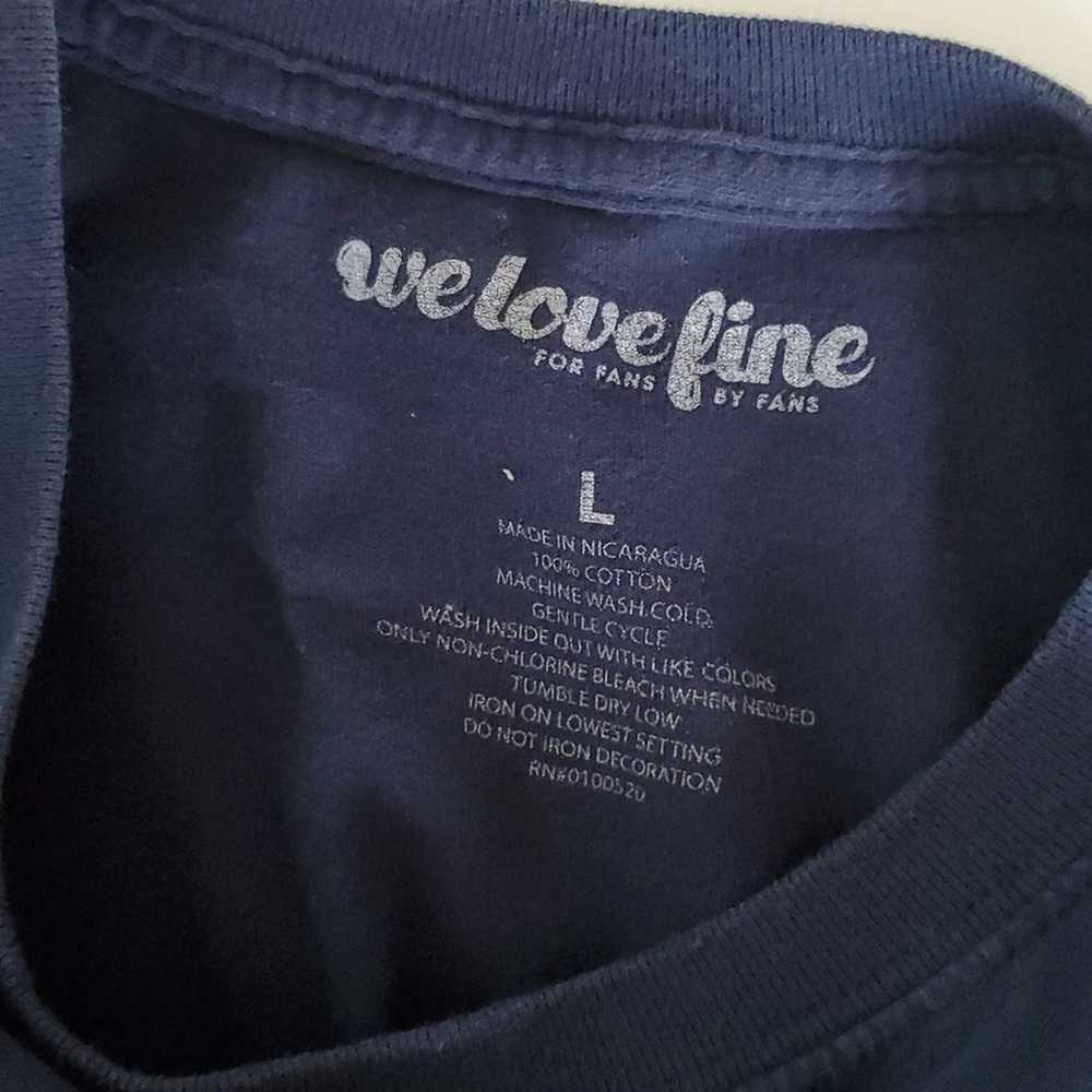 We Love Fine Blue Short Sleeve Crewneck Saved By … - image 5