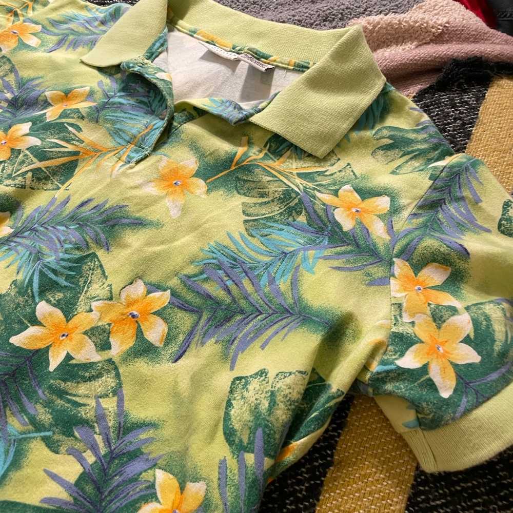 Vintage Hawaiian Polo Shirt - image 1