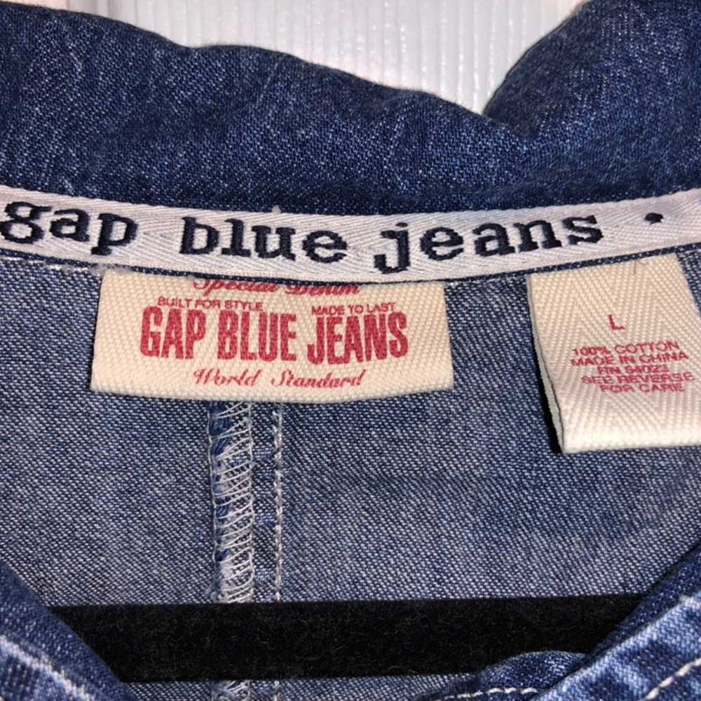 vintage gap denim pullover - image 2