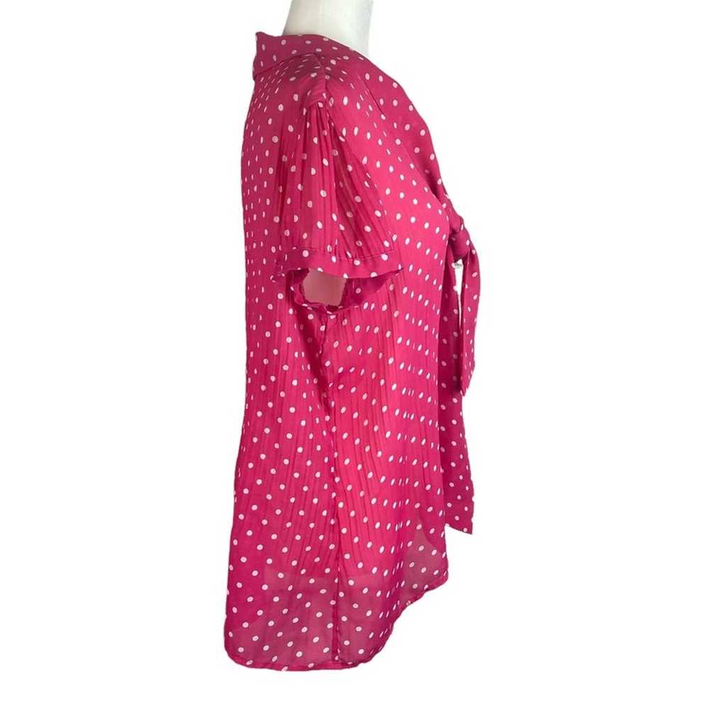 Vintage style Tailor B.Moss pink polka dot secret… - image 3