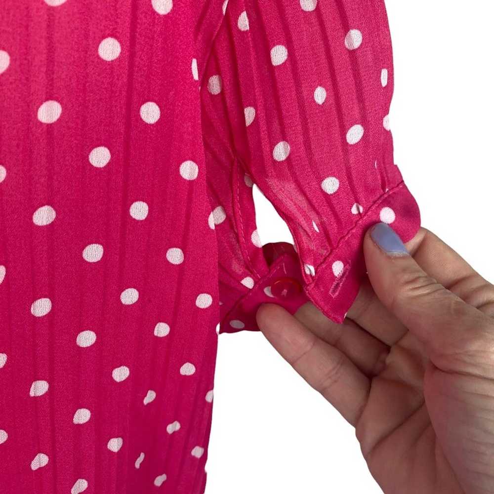 Vintage style Tailor B.Moss pink polka dot secret… - image 4