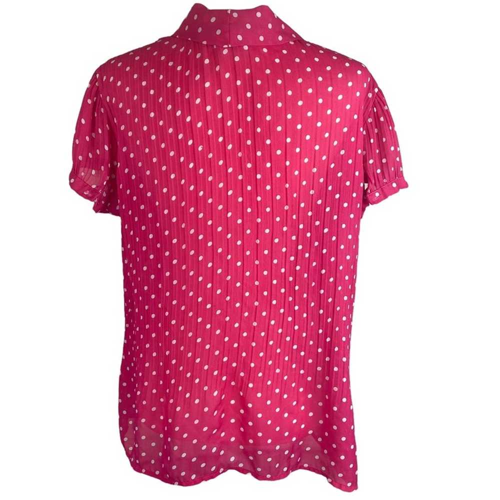 Vintage style Tailor B.Moss pink polka dot secret… - image 5