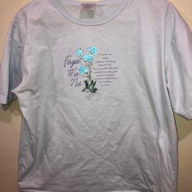 Vintage Forget Me Not Shirt - image 1