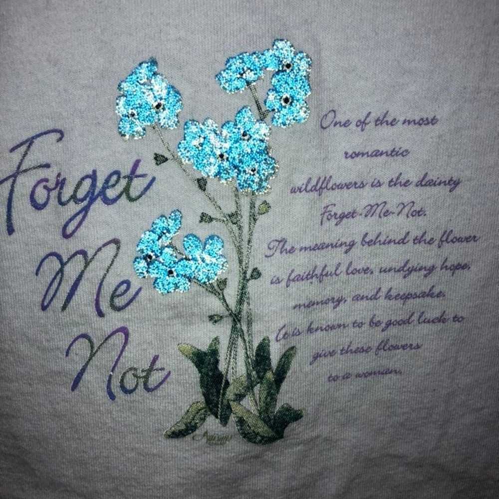 Vintage Forget Me Not Shirt - image 3