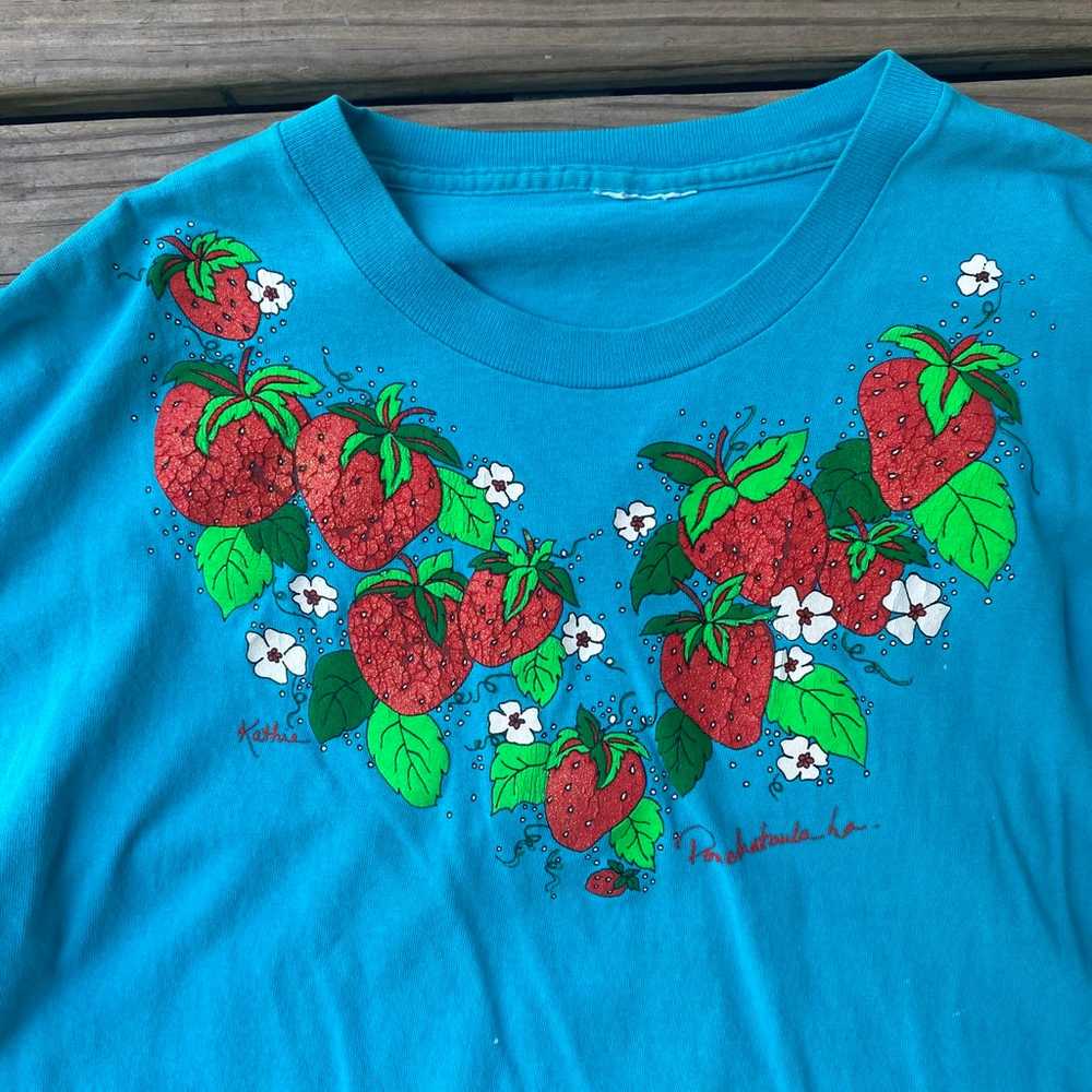 VTG Strawberry Festival T-Shirt - image 3