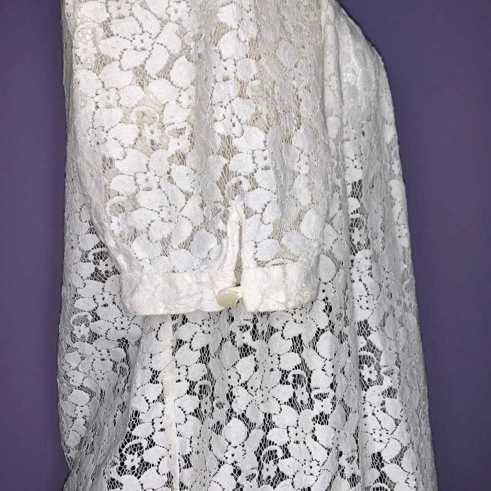 The Limited Off White Lace Blouse - image 4