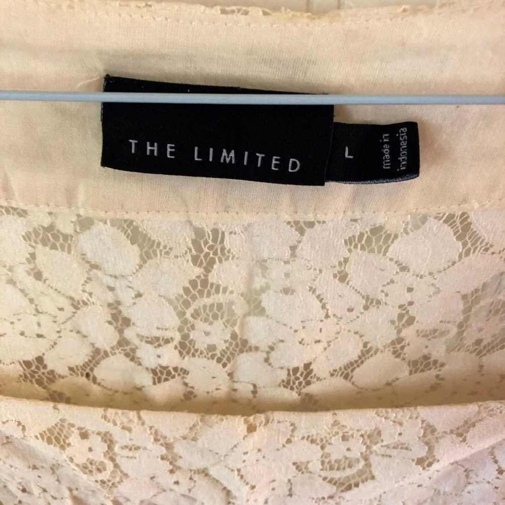 FINAL PRICE!!  The Limited Off White Lace Blouse - image 6