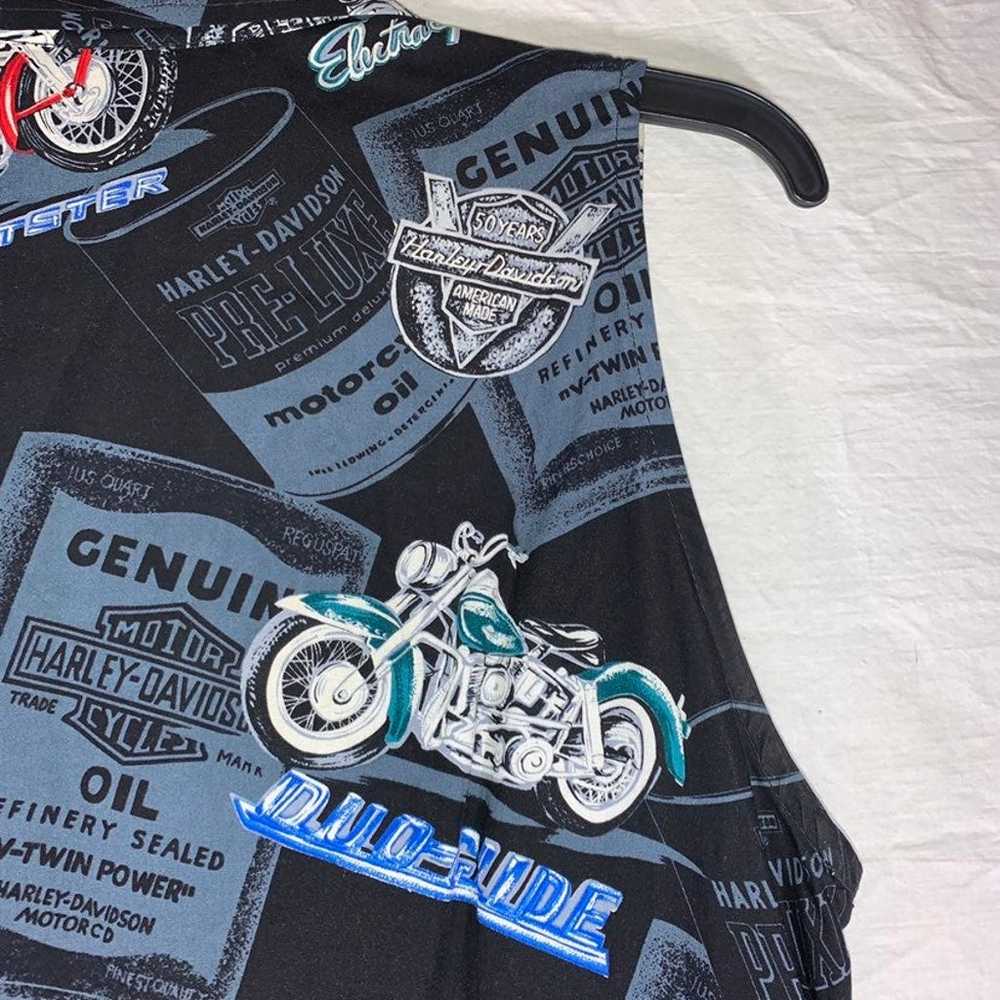 Vtg Harley-Davidson Hawaii USA Motor Cycle Sleeve… - image 7