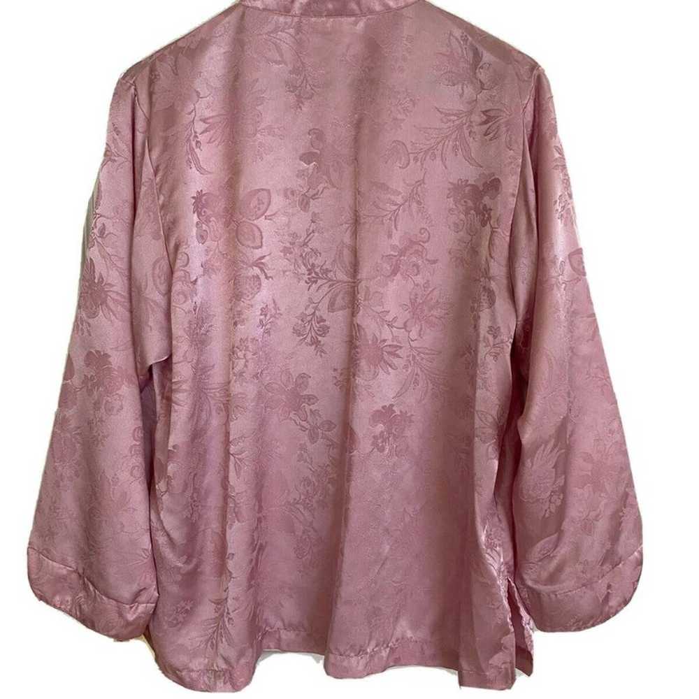 Vintage Lord & Taylor Pink Asian inspired Chinese… - image 4