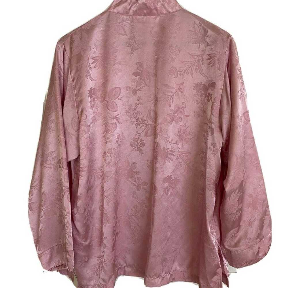 Vintage Lord & Taylor Pink Asian inspired Chinese… - image 5