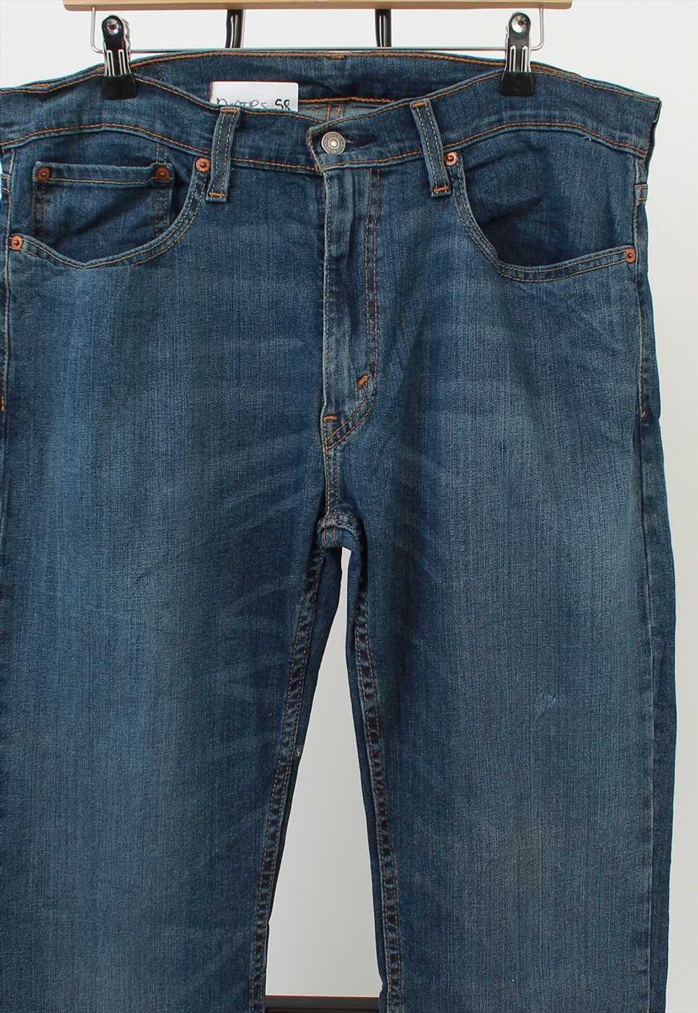"Men's Vintage Levi's 559 Dark Blue Denim Jeans W… - image 2