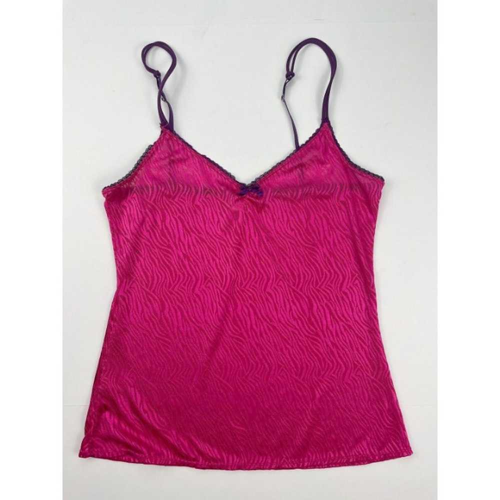 Vintage y2k Enchanting hot pink and purple sheer … - image 2