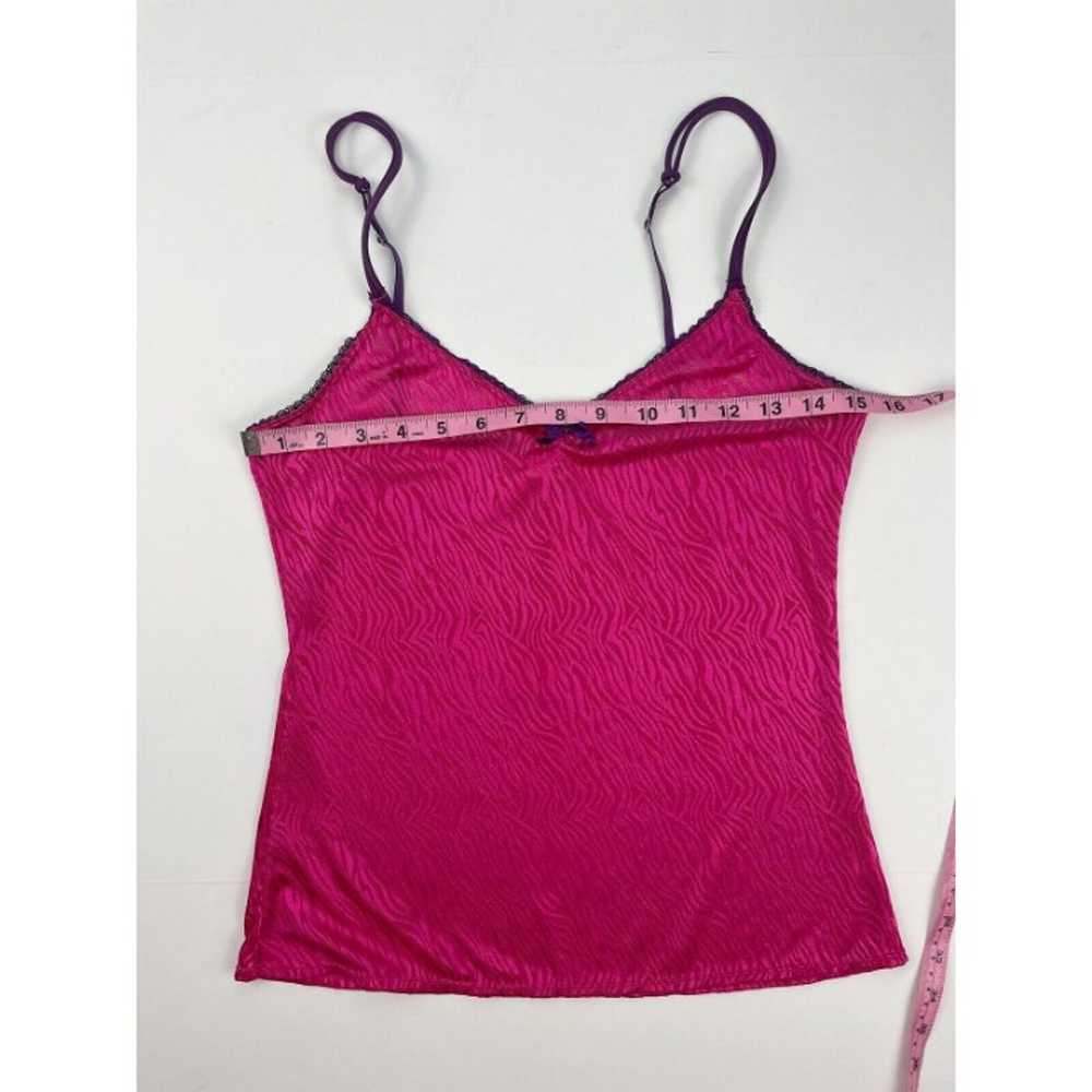 Vintage y2k Enchanting hot pink and purple sheer … - image 4