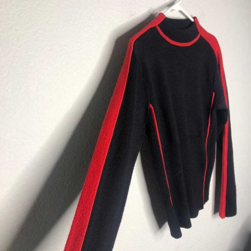 Obermeyer Red and Black Turtleneck - image 1