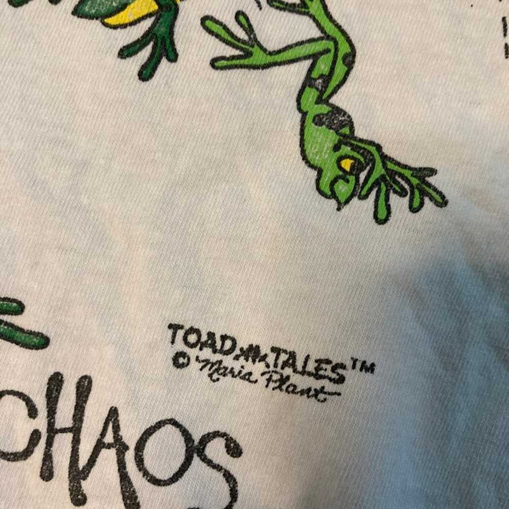Vintage toad nature tee shirt large 90s - image 5