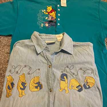 Vintage Disney Pooh Bear Shirts Bundle - image 1