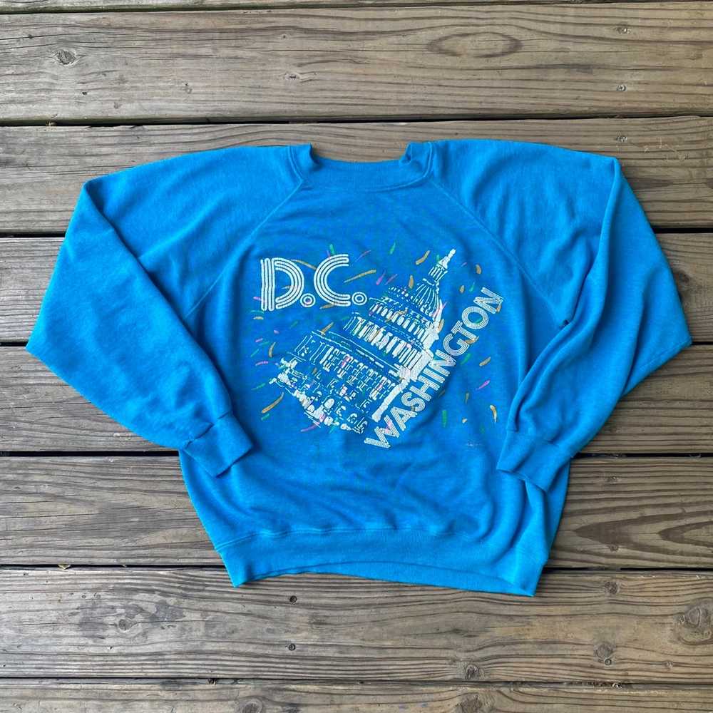 VTG ‘80s Hanes Washington D.C. Sweatshirt - image 1
