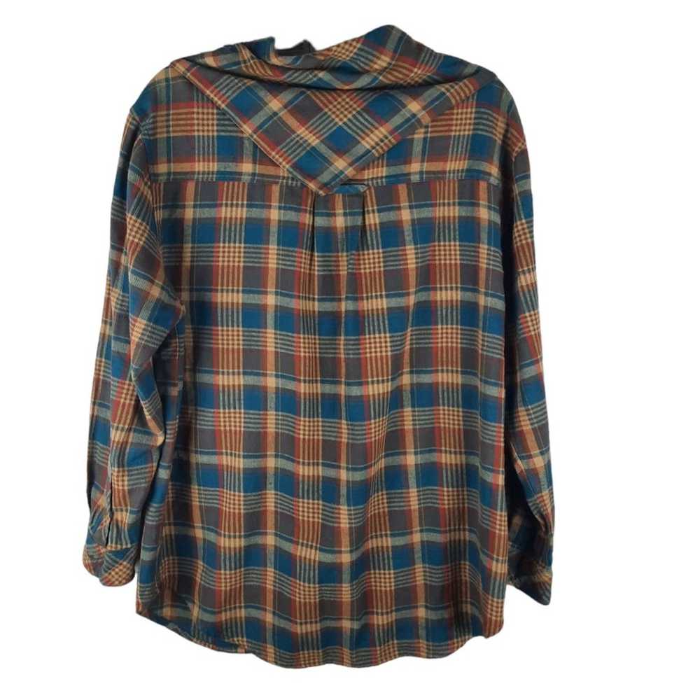 Vintage Unique Jessica Tierney Plaid Flannel Shir… - image 4