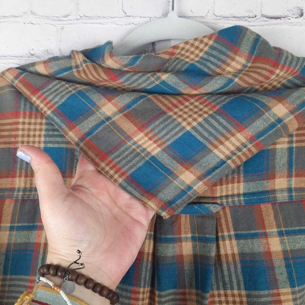 Vintage Unique Jessica Tierney Plaid Flannel Shir… - image 7
