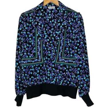 Vintage 80’s Evanna ladies long sleeve blouse Epau