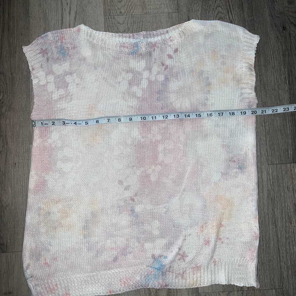 Beautiful Italy Made Floral Print Sweater Top - image 11