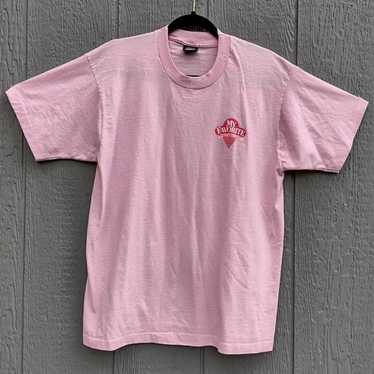 Vintage Screen Stars Single Stitch Pink T-shirt L… - image 1