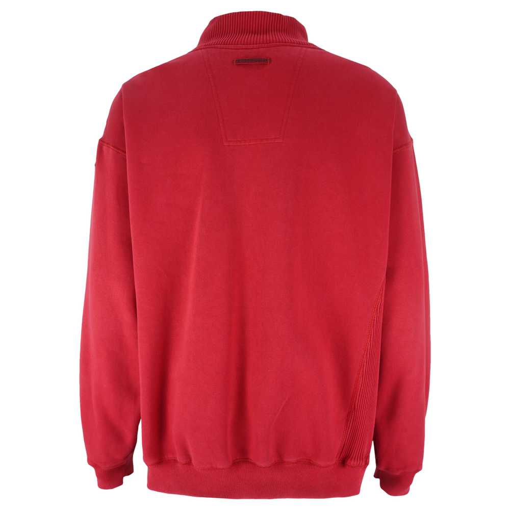 Adidas - Red Equipment 1/4 Zip Embroidered Sweats… - image 2