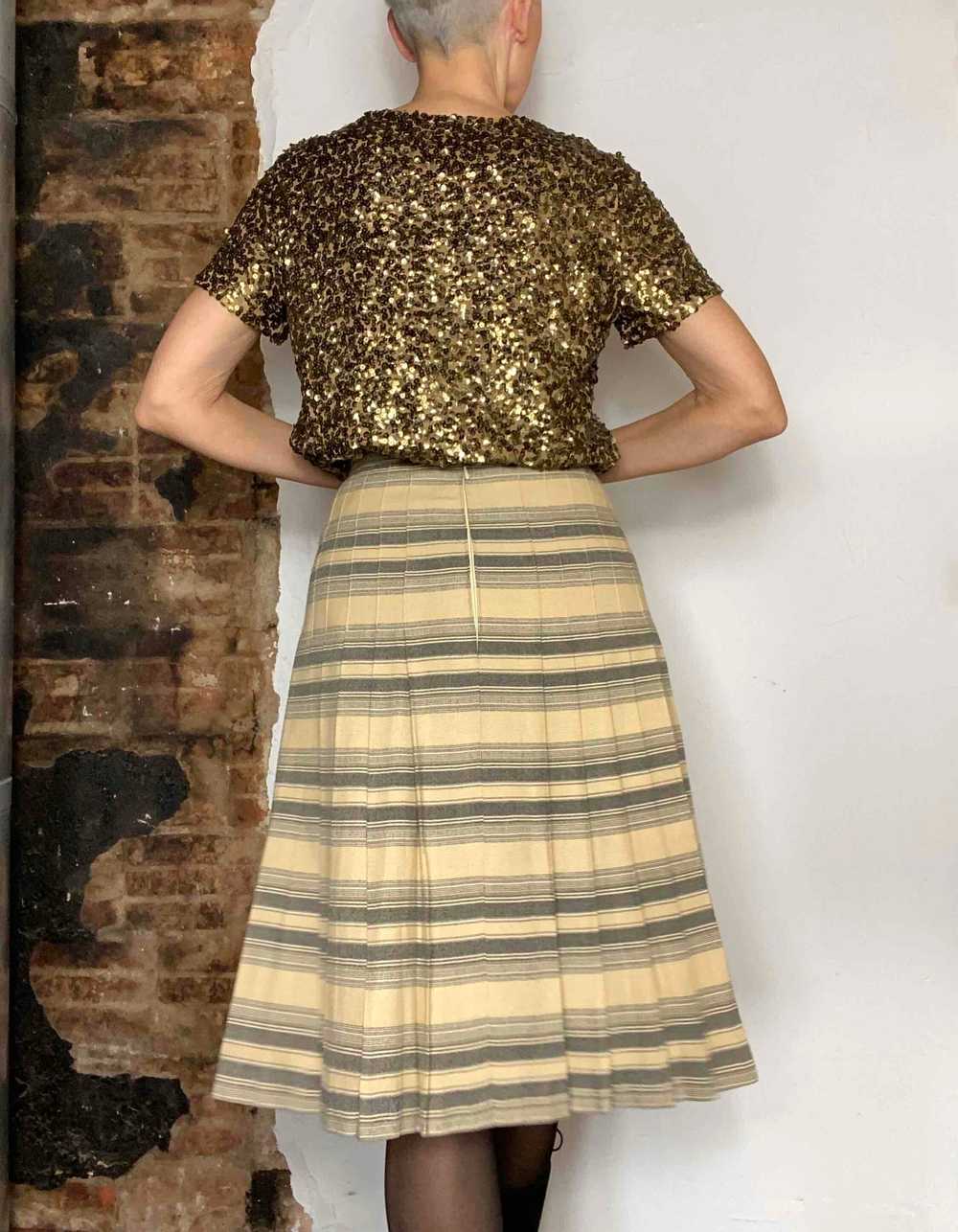 Wool skirt - Scottish plaid skirt from the 70s-80s - image 4