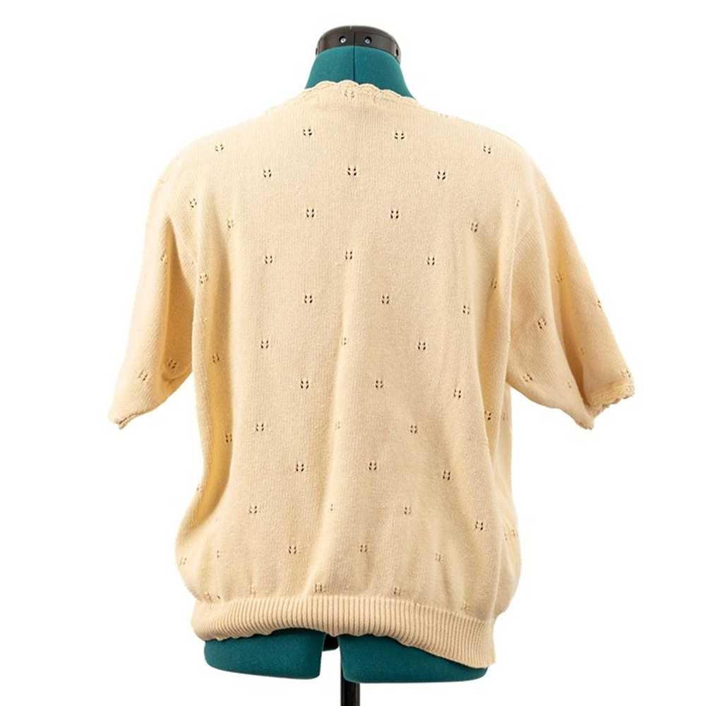 Boston Traders Shirt Vintage 90s Knit Short Sleev… - image 2