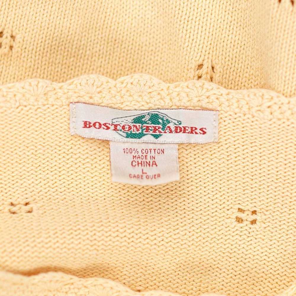 Boston Traders Shirt Vintage 90s Knit Short Sleev… - image 3