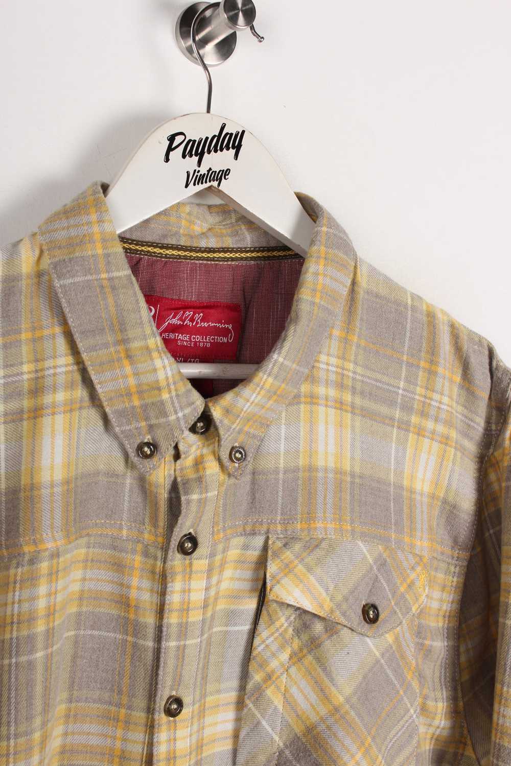 Vintage Plaid Flannel Shirt XL - image 2
