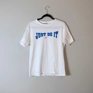 NIKE Vintage White Just Do It Spell Out Tee - image 1