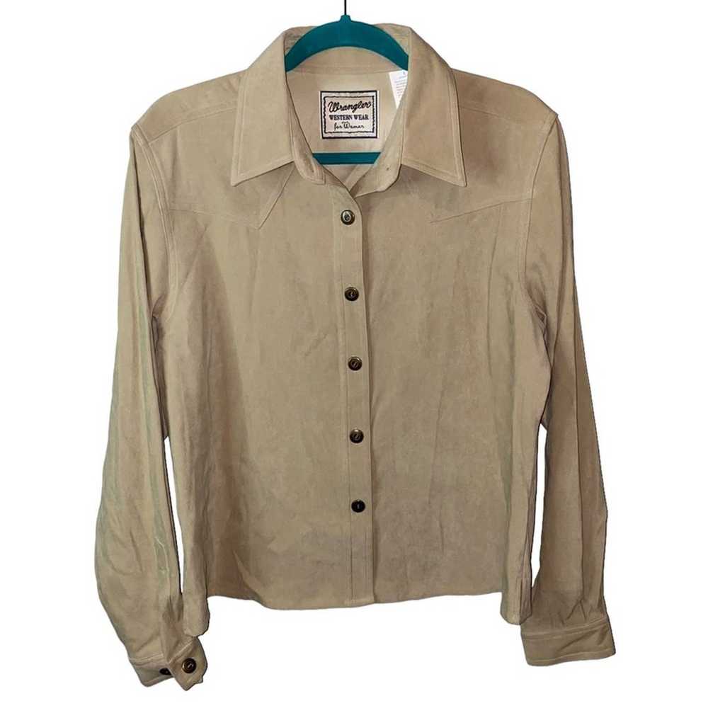 Wrangler Vintage Button Down Long Sleeve Blouse - image 1