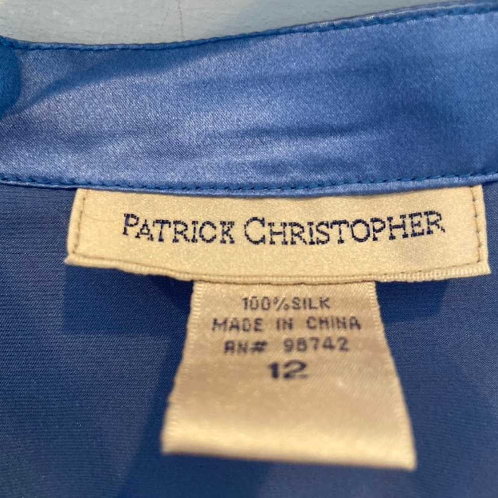 Vintage Patrick Christopher Silk Button Down Puff… - image 3