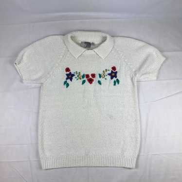 Vintage jp collection embroidered floral - image 1