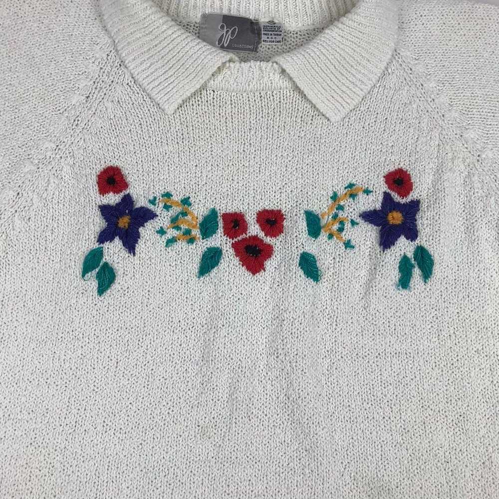 Vintage jp collection embroidered floral - image 3